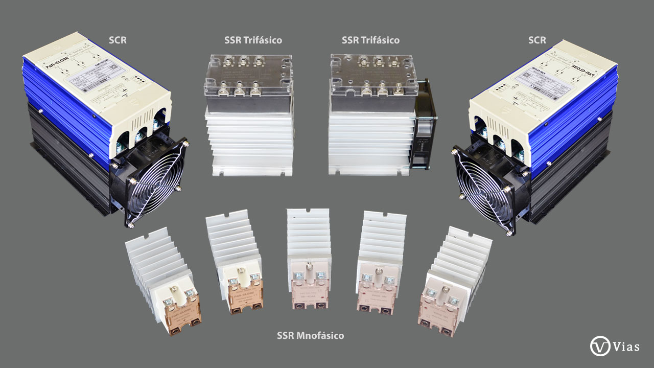 SSR & SCR para instrumentación y control de temperaturas.